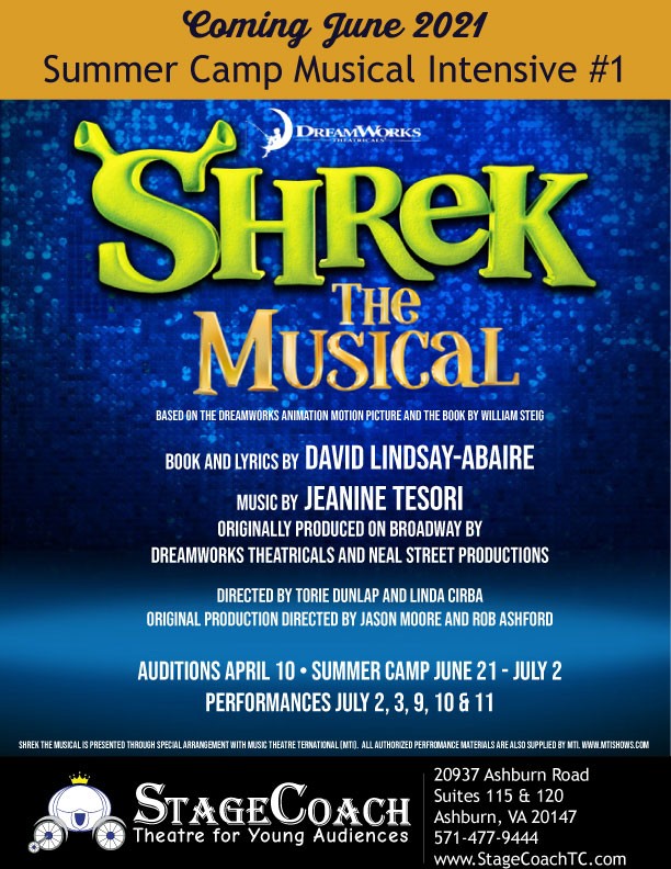 Auditions for 2021 Summer Musicals StageCoach Theatre Company