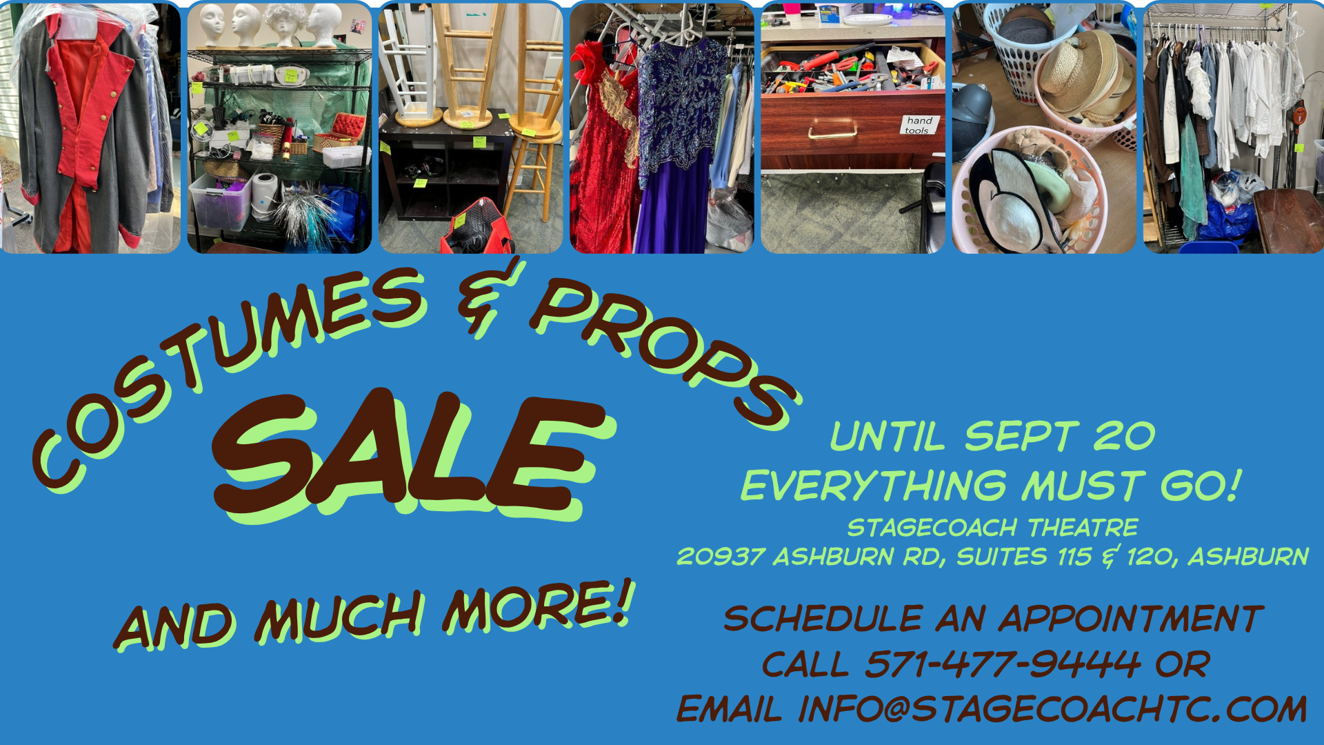 Costumes & Props sale v4
